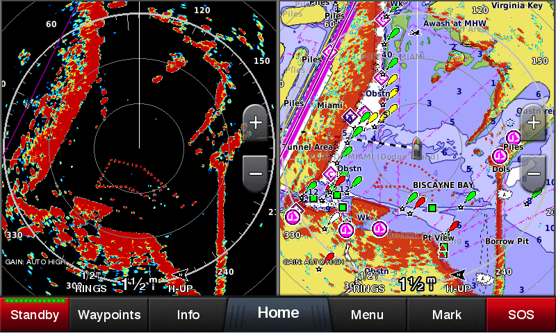 Unterstützung für das Garmin-Marinenetzwerk und NMEA 2000