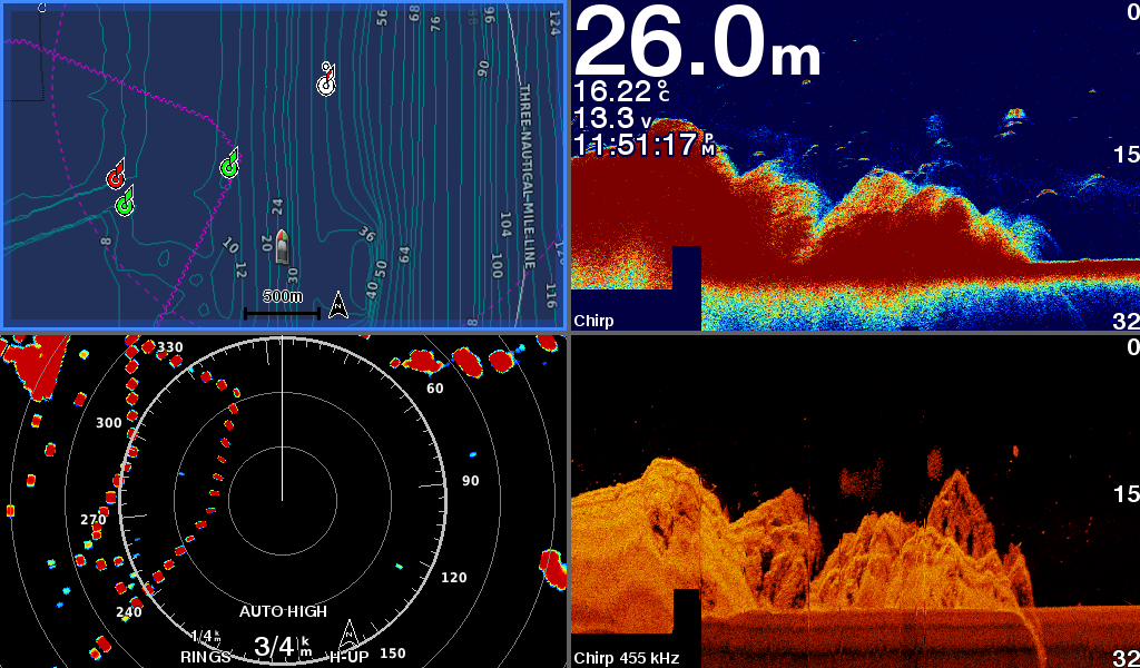 GPSMAP 1022xsv is a chartplotter with a 10 inch display w built in single channel CHIRP sonar CHIRP ClearVu CHIRP SideV scanning sonar Panoptix support