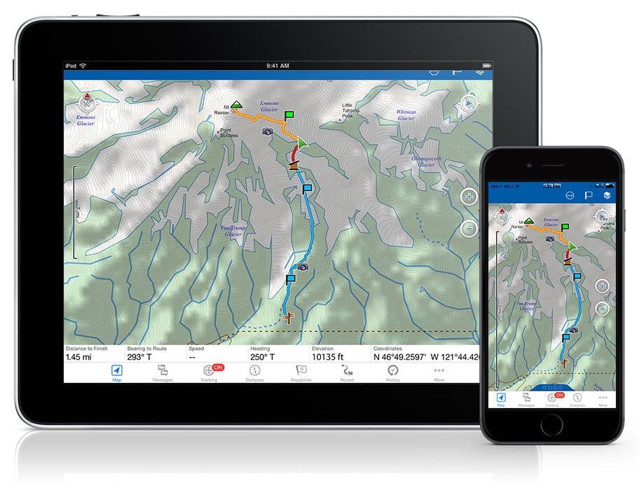 garmin homeport on a tablet with hxus604